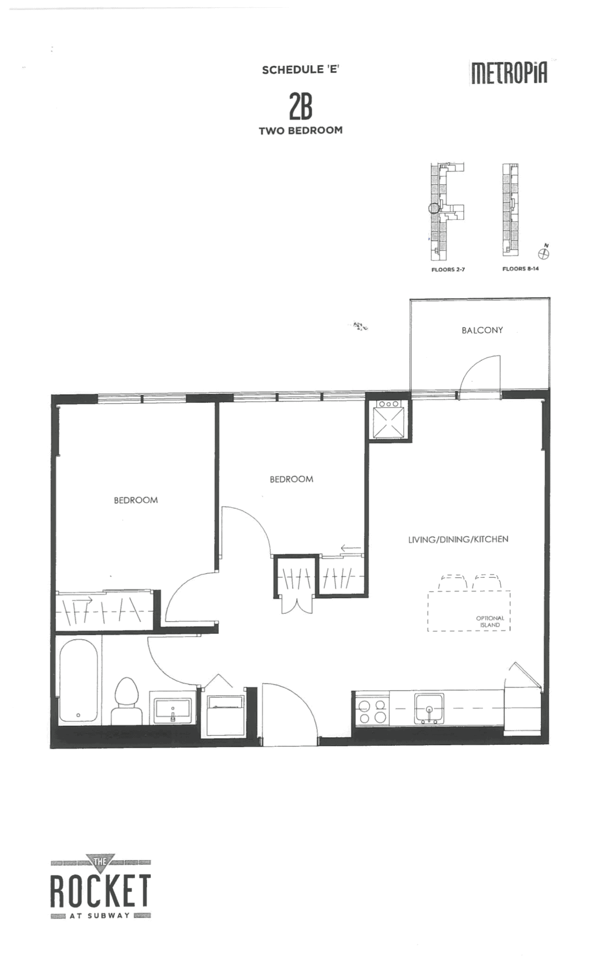 Two Bedroom Floor Plan Pre Construction Condos Investment