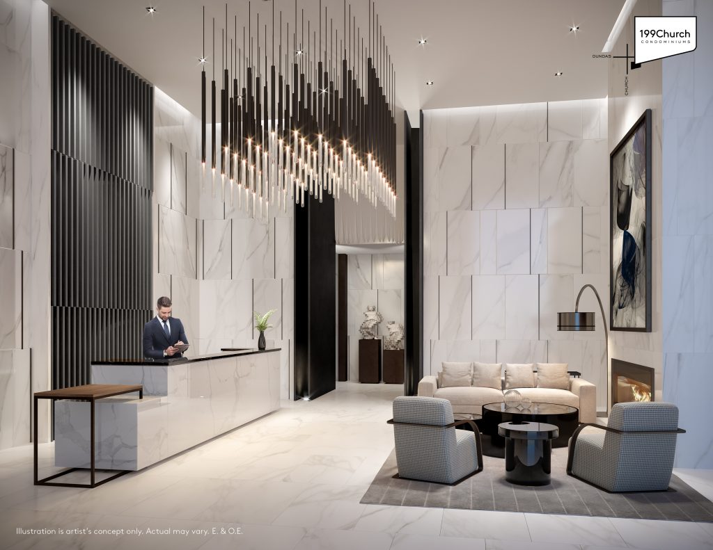 199 Church Condominiums Lobby Pre Construction Condos Investment