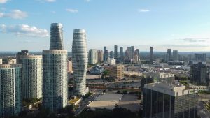 Downtown Mississauga, Ontario, Canada. The skyline as seen from - AdobeStock 450575946 300x169