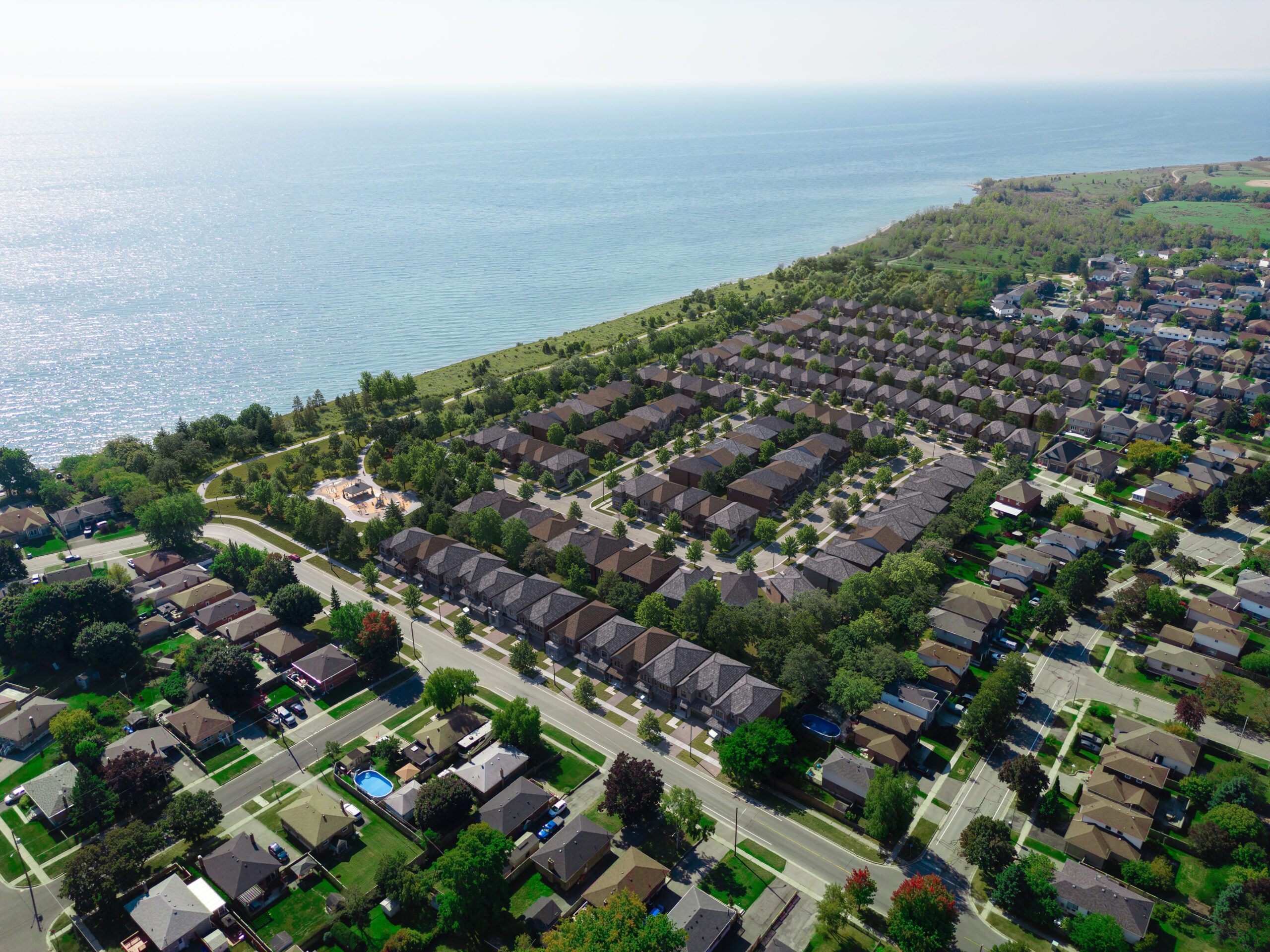 Park and Lake – Aerial