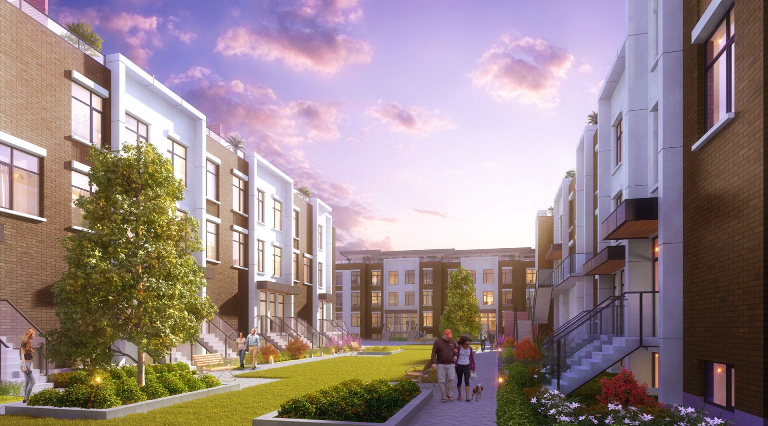Courtyard_Townhome_Rendering Pre Construction Condos Investment