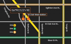 Groove Urban Condominiums - Groove Map 300x187