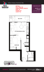 2_UC Tower Floor Plan #1401 - 2 UC Tower Floor Plan 1401 182x300