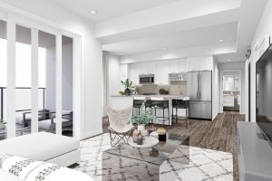 Sovereign 2 bedroom (Abby) Living to Kitchen - Sovereign 2 bedroom Abby Living to Kitchen 300x200