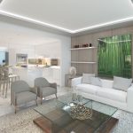 9. Oasis One Bedroom (A1) – Living Room