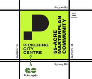 Pickering City Centre - Map - Pickering City Centre Map 300x257