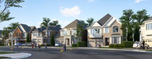 GREAT GULF DETACHED STREETSCAPE RENDERING - GREAT GULF DETACHED STREETSCAPE RENDERING 300x117
