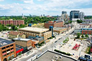 Aerial view of Waterloo, Ontario, Canada on a beautiful day - AdobeStock 467240122 300x200