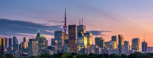 Toronto city view from Riverdale Avenue. Ontario, Canada - AdobeStock 290829869 300x115