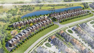 Townhomes of Little Rouge - Little Rouge Aerial Rendering 300x169