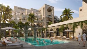 Poseidonia Residences - View Pool Building 300x169