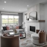 Silver Spruce - Columbia by Brookfield Show Home in Calgary SW Living Room 150x150