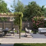 Five Creeks - Backyard Rendering of Backyard at Five Creeks Estates