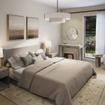 Modtera Towns - Bedroom Interior Rendering of Modtera Towns Bedroom