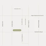 Rendering of a map showing the location of Arbourwoods at Peter Rupert Ave & Rutherford Rd in Vaughan