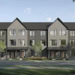 Rendering of the Back-to-Back Towns at Pier House at Lakeview Village