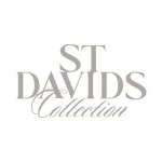 St Davids Collection brand logo in taupe serif and script typography.